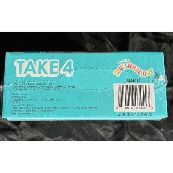 Squishmallows New Sealed Take 4 The Quick Thinking Fast Acting Card Game 8+ - Picture 3 of 5